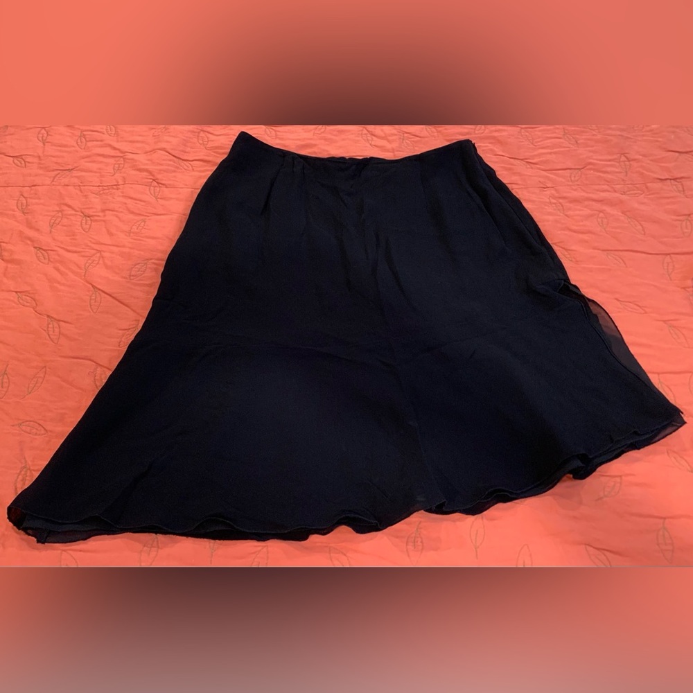 NWT*GIORGIO ARMANI*ITALY BLACK LINED SILK CREPE*RUNWAY SAMPLE*40 EU*EXC NEW CO